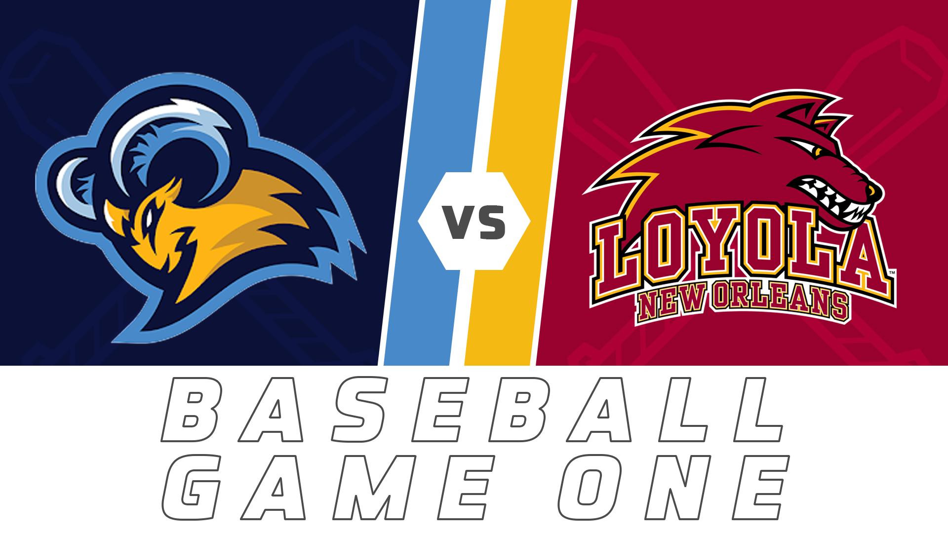 Baseball Game One: Blue Mountain College vs Loyola