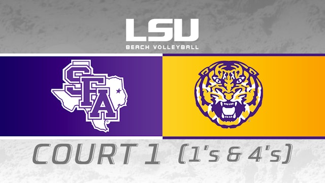 Stephen F. Austin vs LSU: Tiger Beach Challenge- Court One