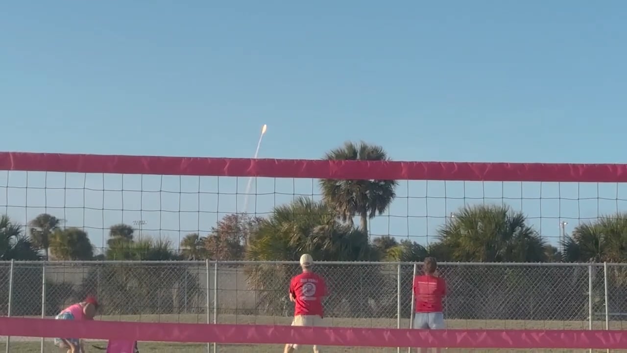 Artemis II Launch with Satellite High Beach VB