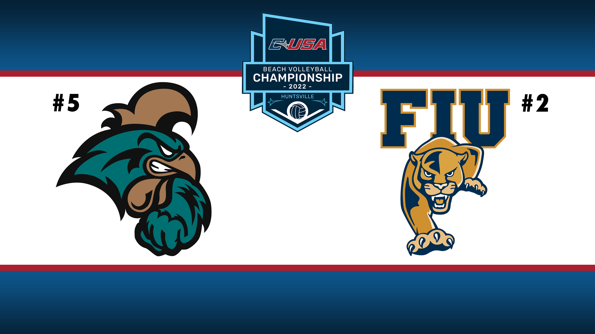 C-USA Beach Volleyball Tournament: Coastal Carolina vs FIU