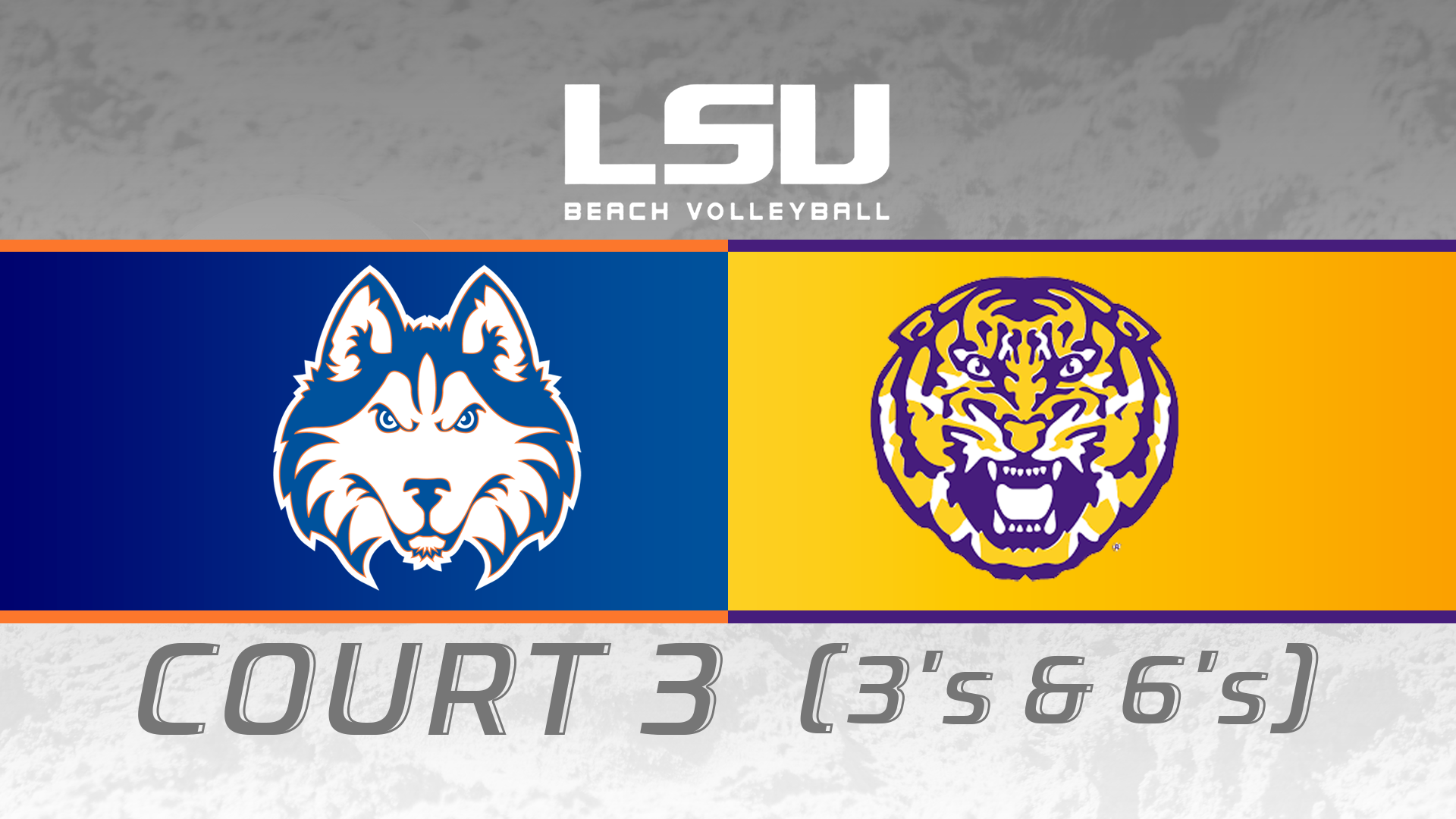Houston Baptist vs LSU: LSU Beach Invitational- Court Three