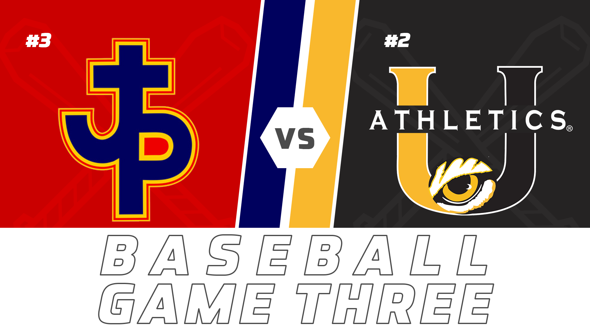 Baseball Playoffs- Game Three: Pope John Paul vs U-High