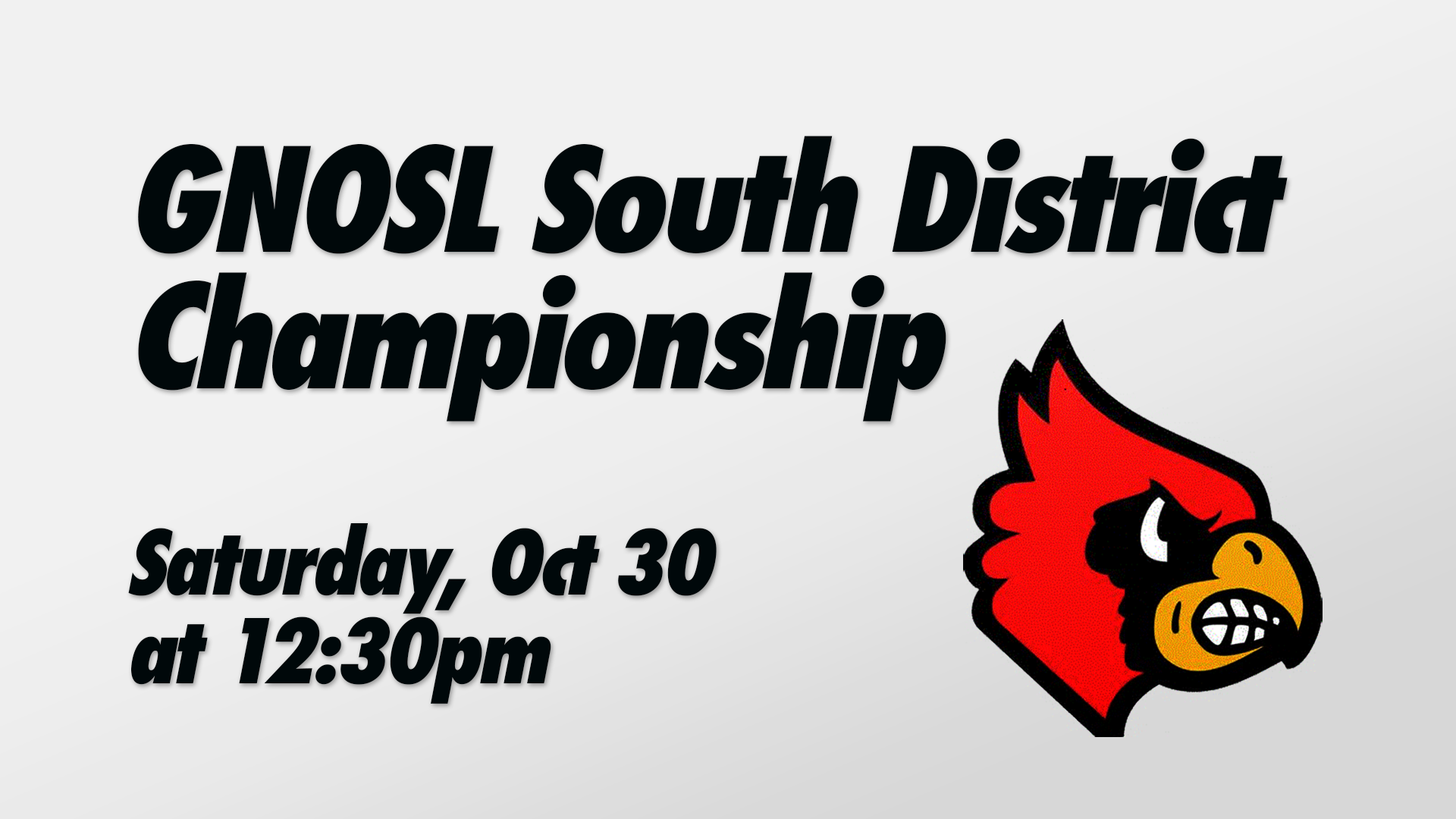 Swimming: GNOSL South District Championship
