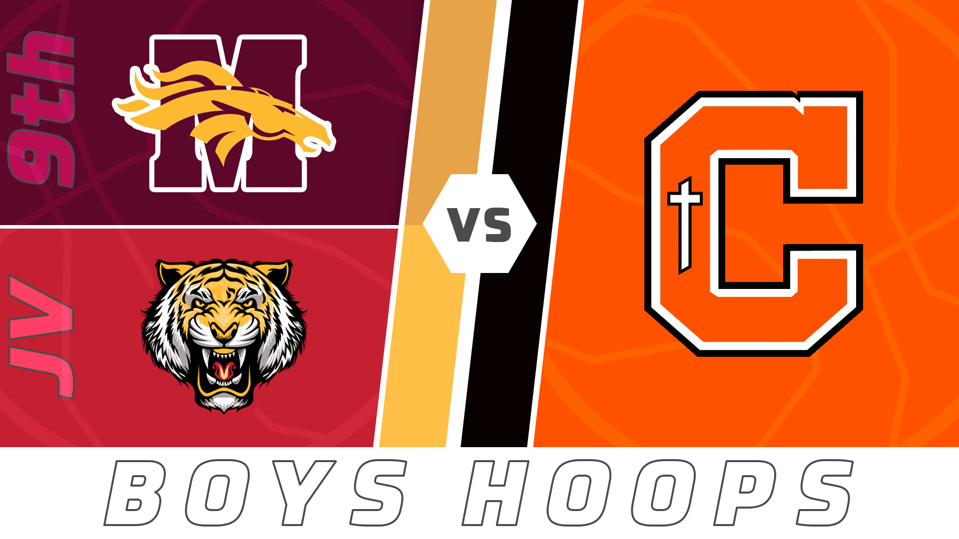 Freshman & JV Boys Basketball: McKinley & East Iberville vs Catholic