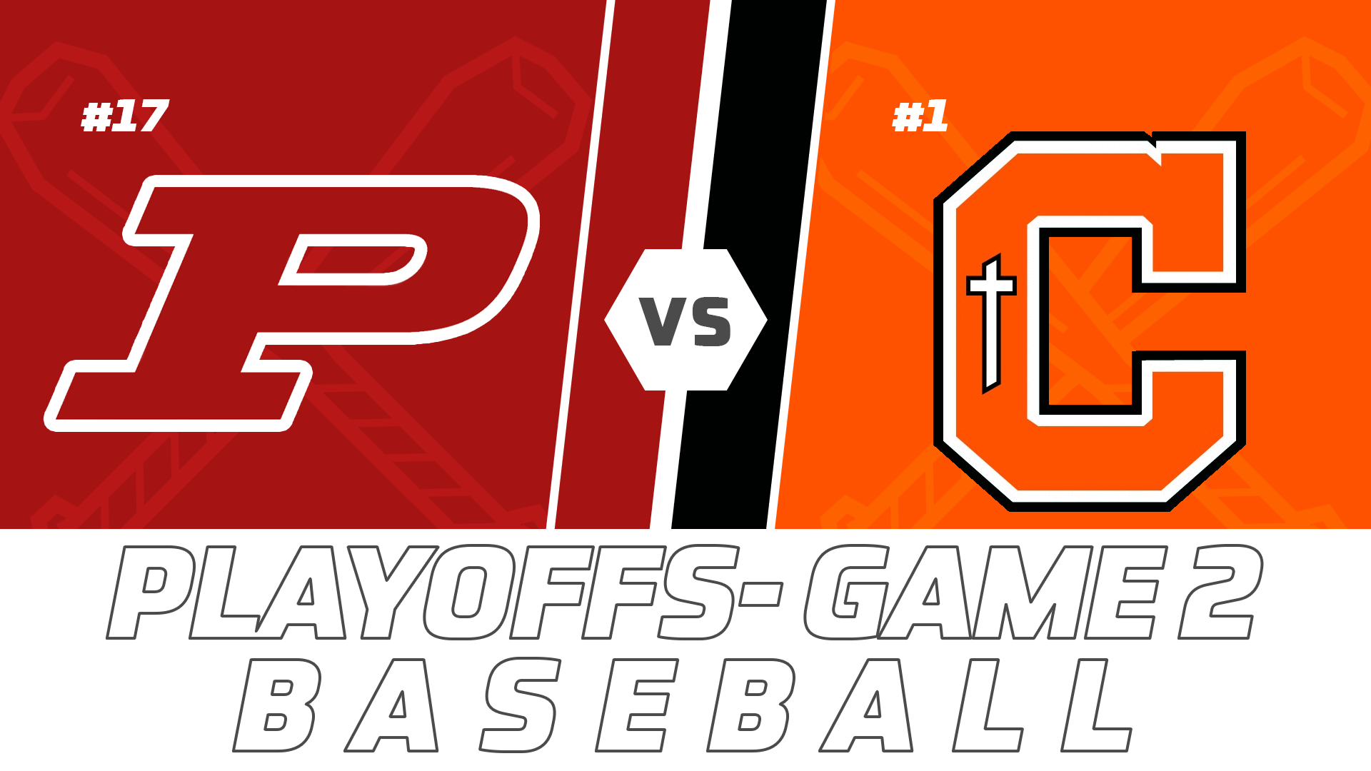 Baseball Playoffs- Game Two: Pineville vs Catholic