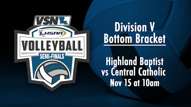Div V Volleyball Semifinals: Highland...