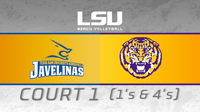 Texas A&M- Kingsville vs LSU: Tiger Beach Challenge- Court One