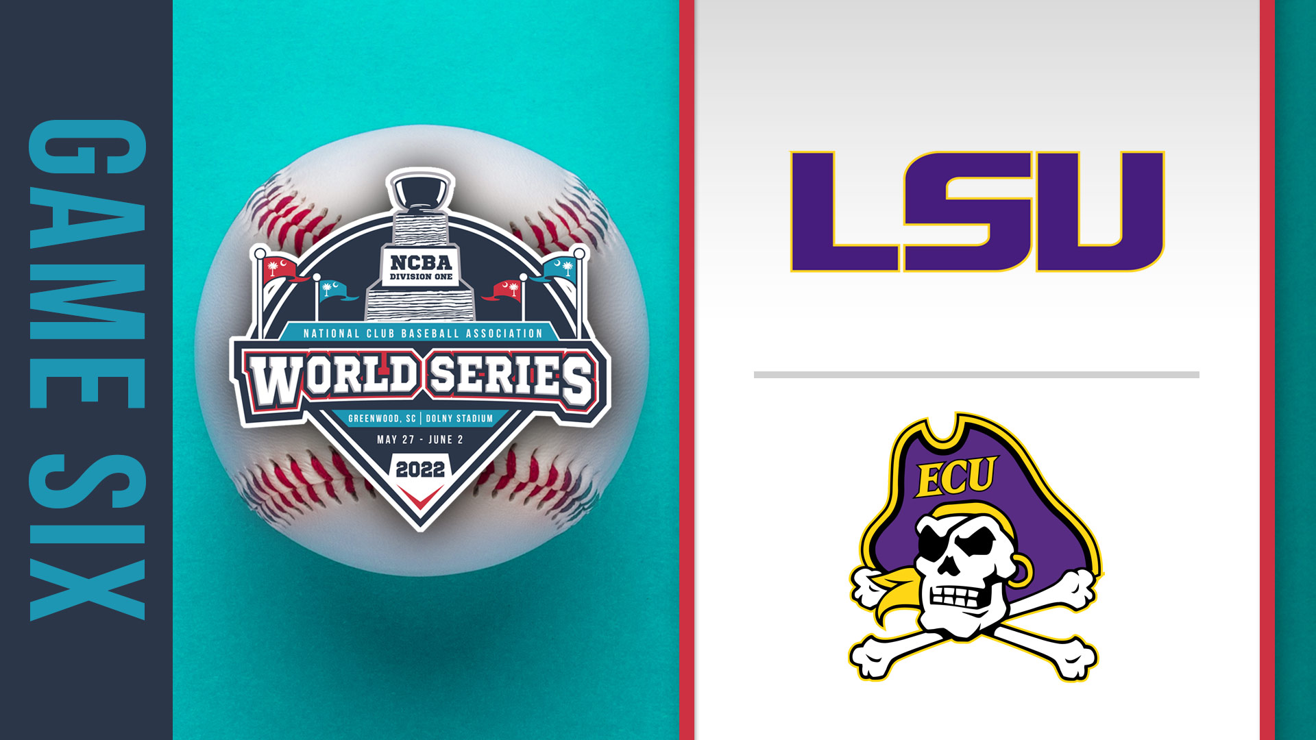 NCBA World Series- Game 6 #8 LSU vs #4 ECU