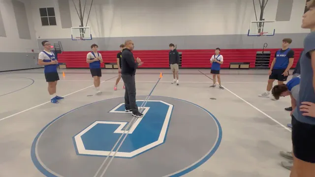 Calvray Chapel Academy basketball pla...