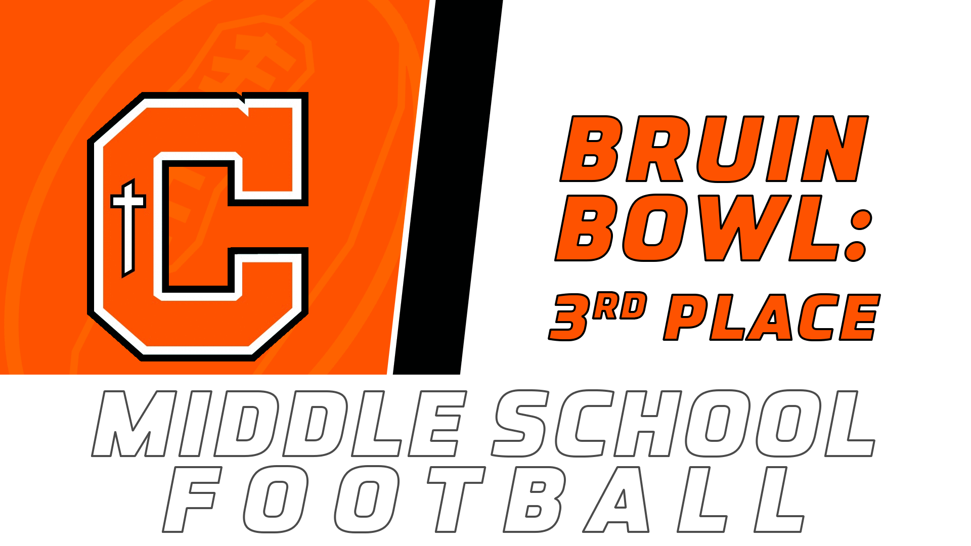 Middle School Football: Bruin Bowl 3rd Place