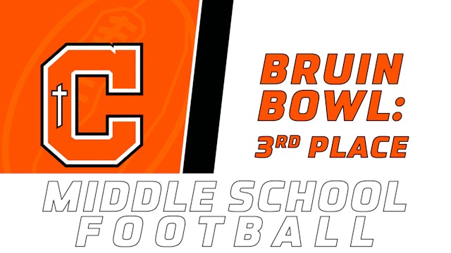 Middle School Football: Bruin Bowl 3rd Place