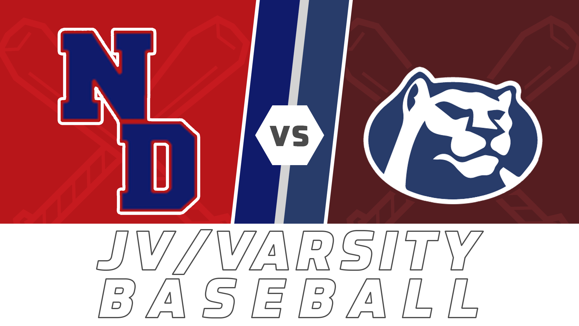 JV & Varsity Baseball: Notre Dame vs St. Thomas More