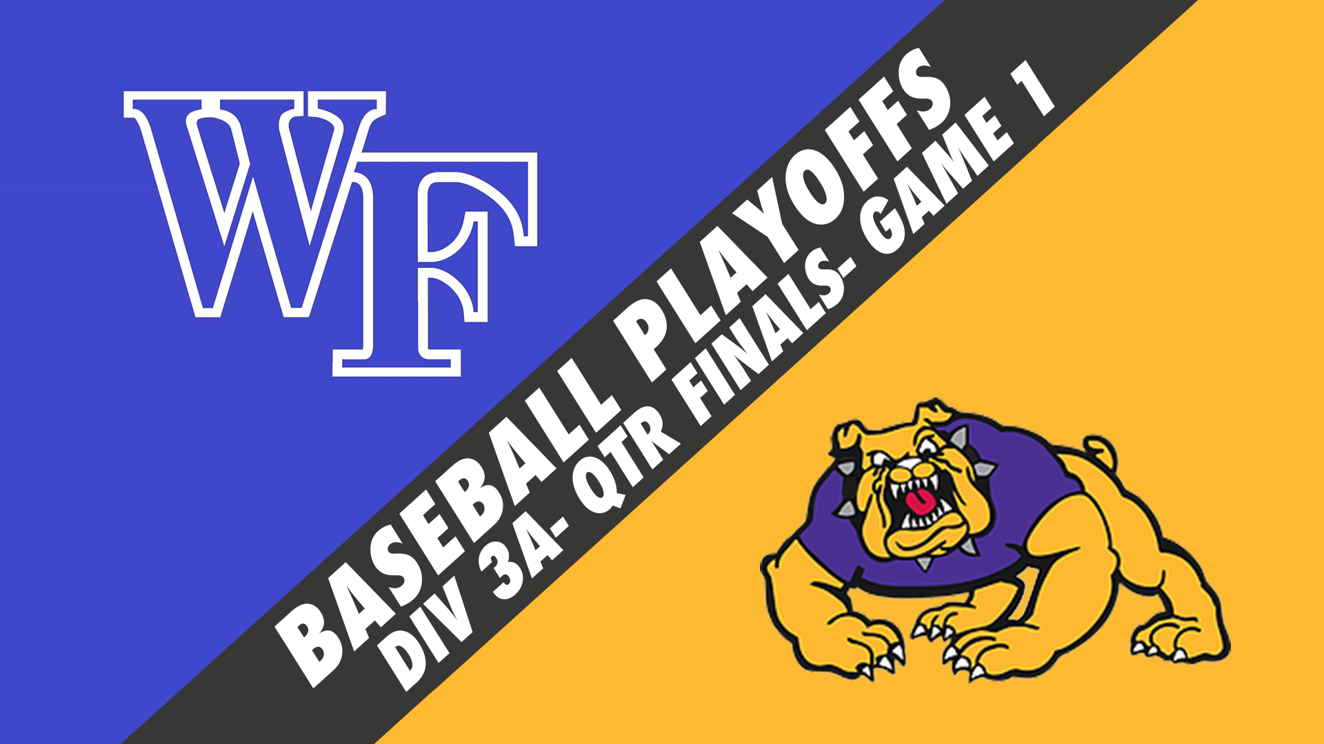 Baseball Playoffs- Game 1: West Feliciana vs Lutcher