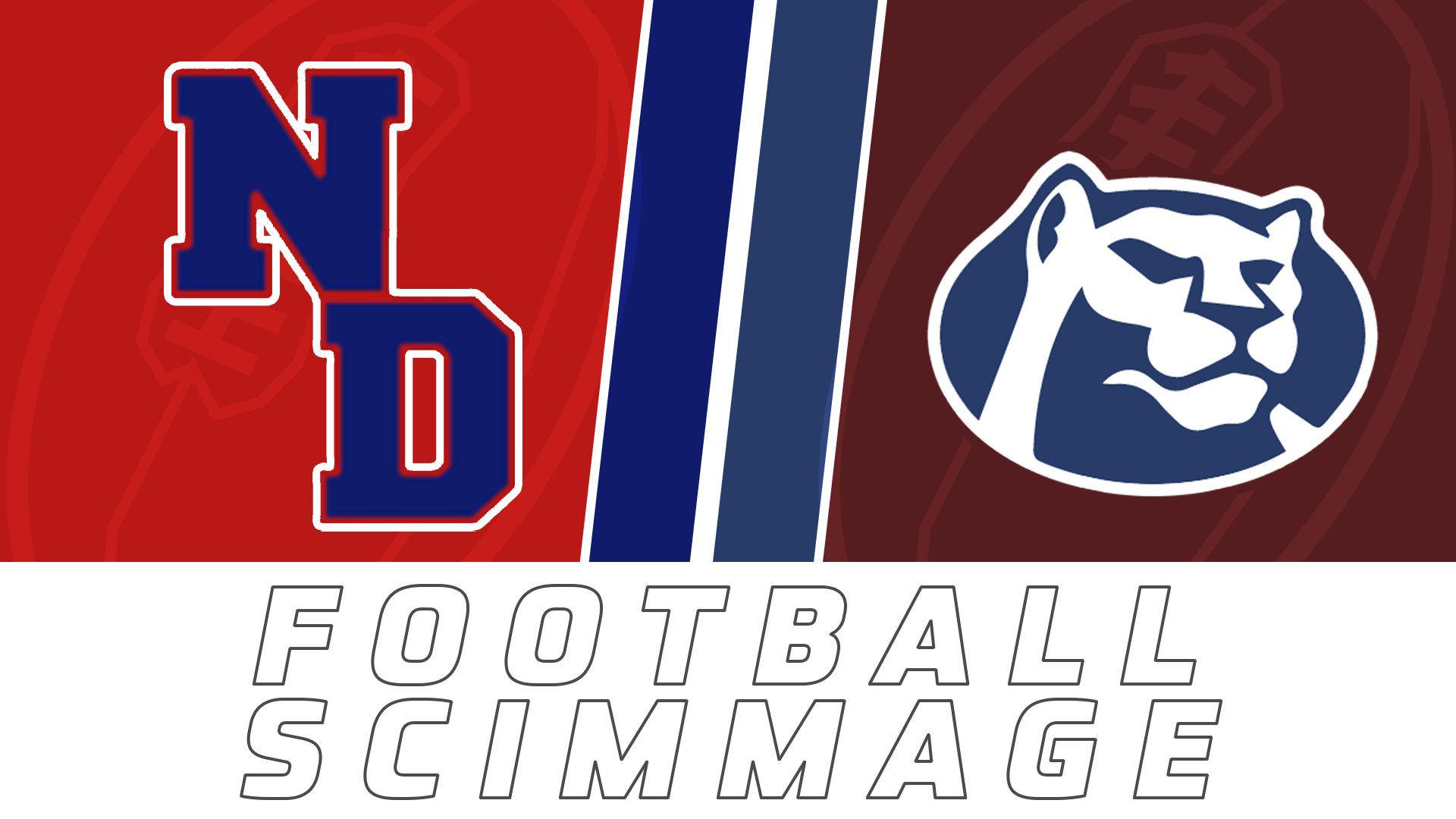 Football Scrimmage: Notre Dame vs St. Thomas More