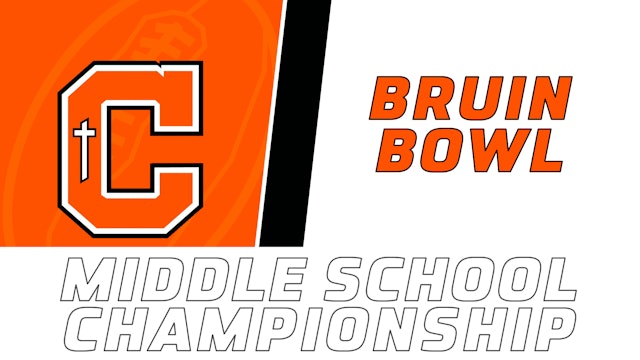 Middle School Football Championship: Bruin Bowl