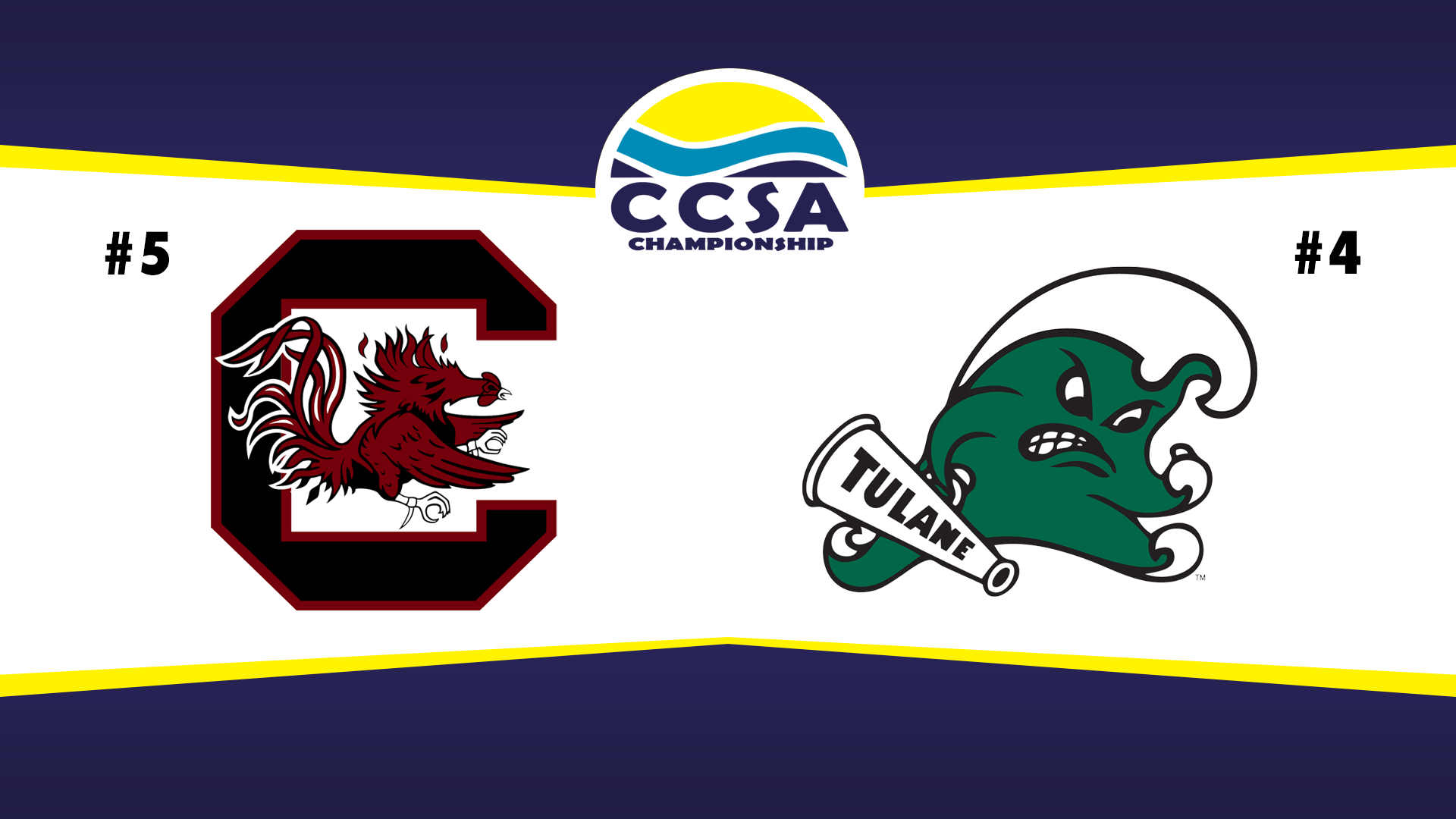 CCSA Beach Volleyball Tournament: South Carolina vs Tulane
