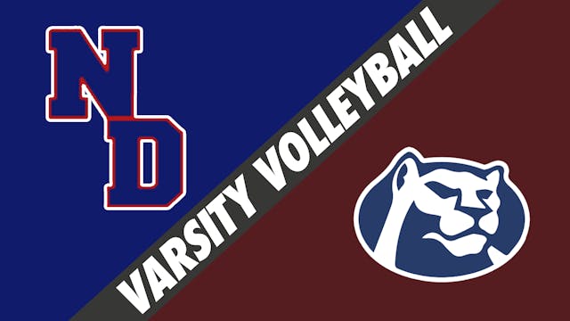 Varsity Volleyball: Notre Dame vs St....