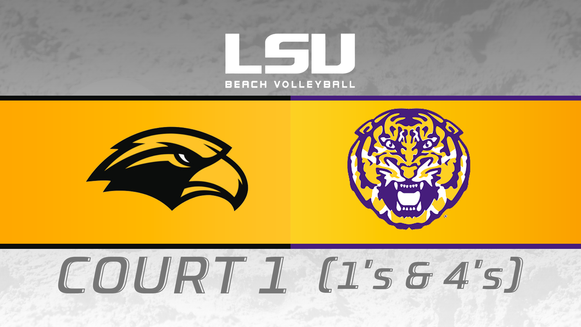 Southern Miss vs LSU: Tiger Beach Challenge- Court One