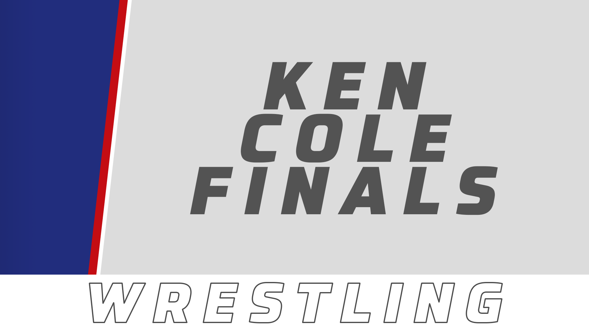 Wrestling: Ken Cole Finals