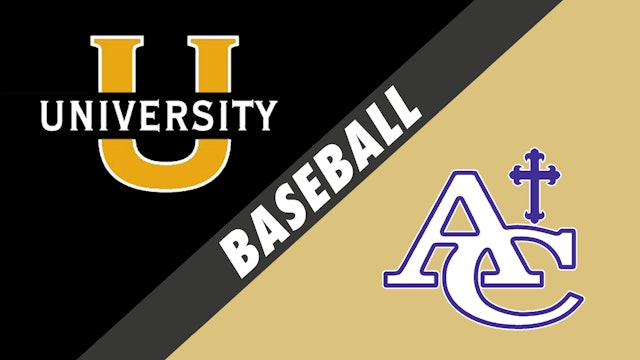 Baseball: U-High vs Ascension Catholic