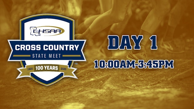 2020 Cross Country State Meet: Day One
