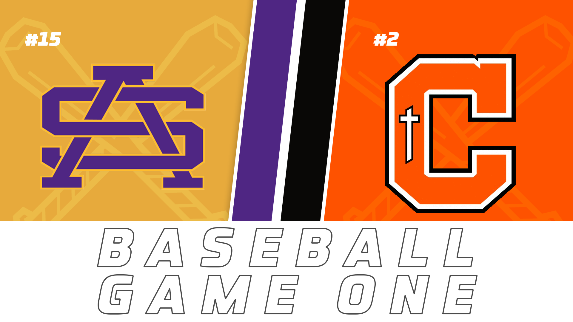 Baseball Playoffs- Game One: St. Augustine vs Catholic