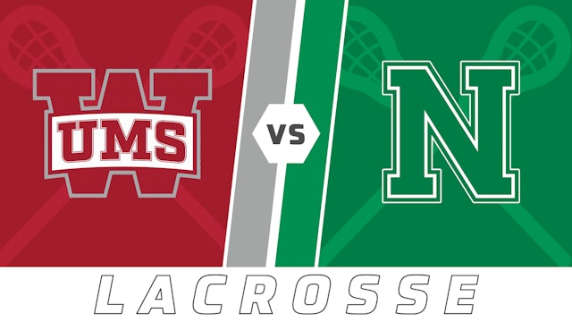 Lacrosse: UMS Wright vs Newman