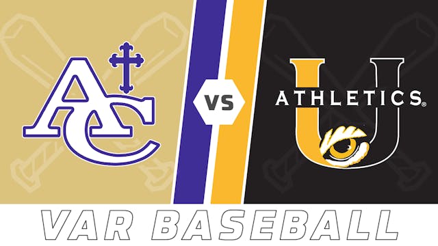 Varsity Baseball: Ascension Catholic ...