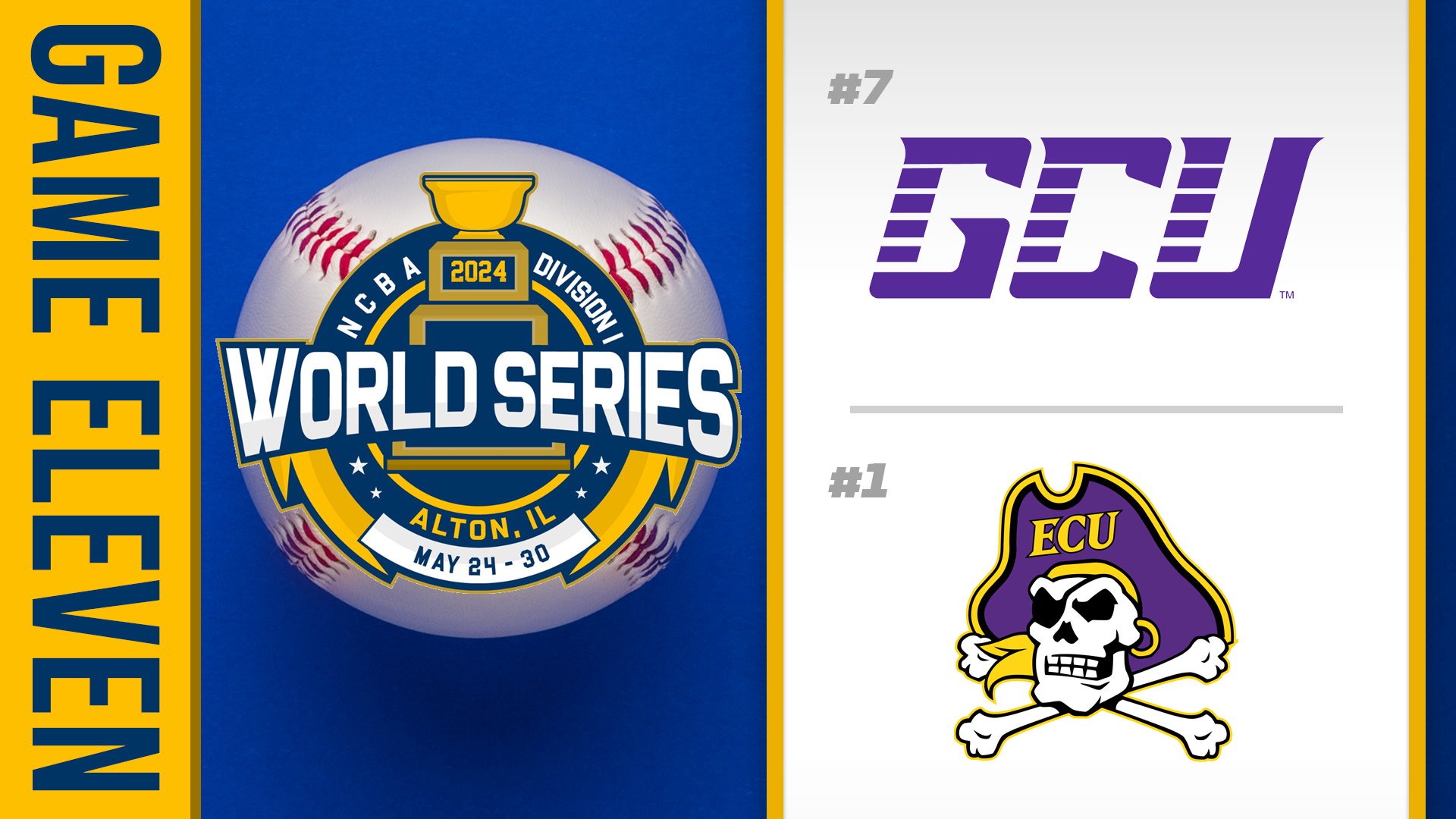 NCBA Div 1 World Series- Game Eleven: Grand Canyon vs East Carolina