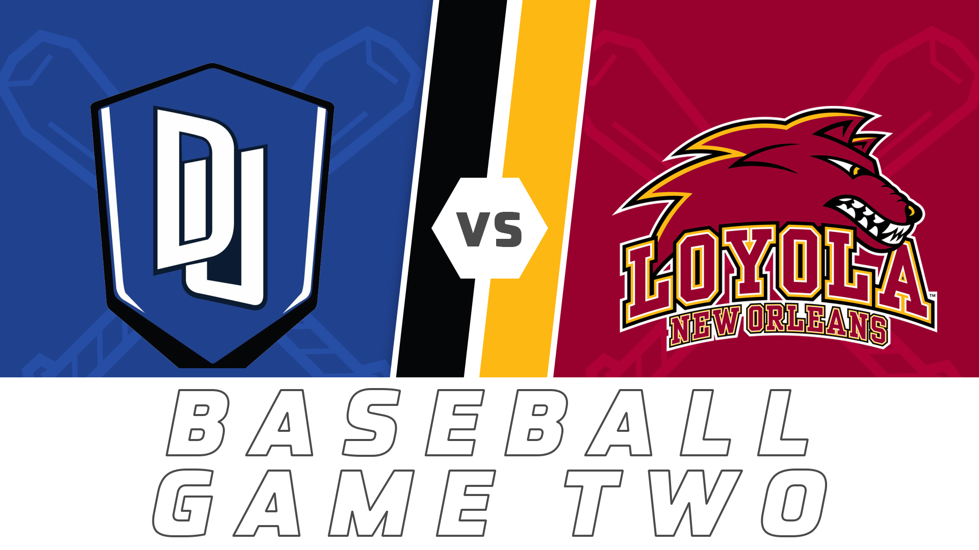 College Baseball- Game Two: Dillan vs Loyola