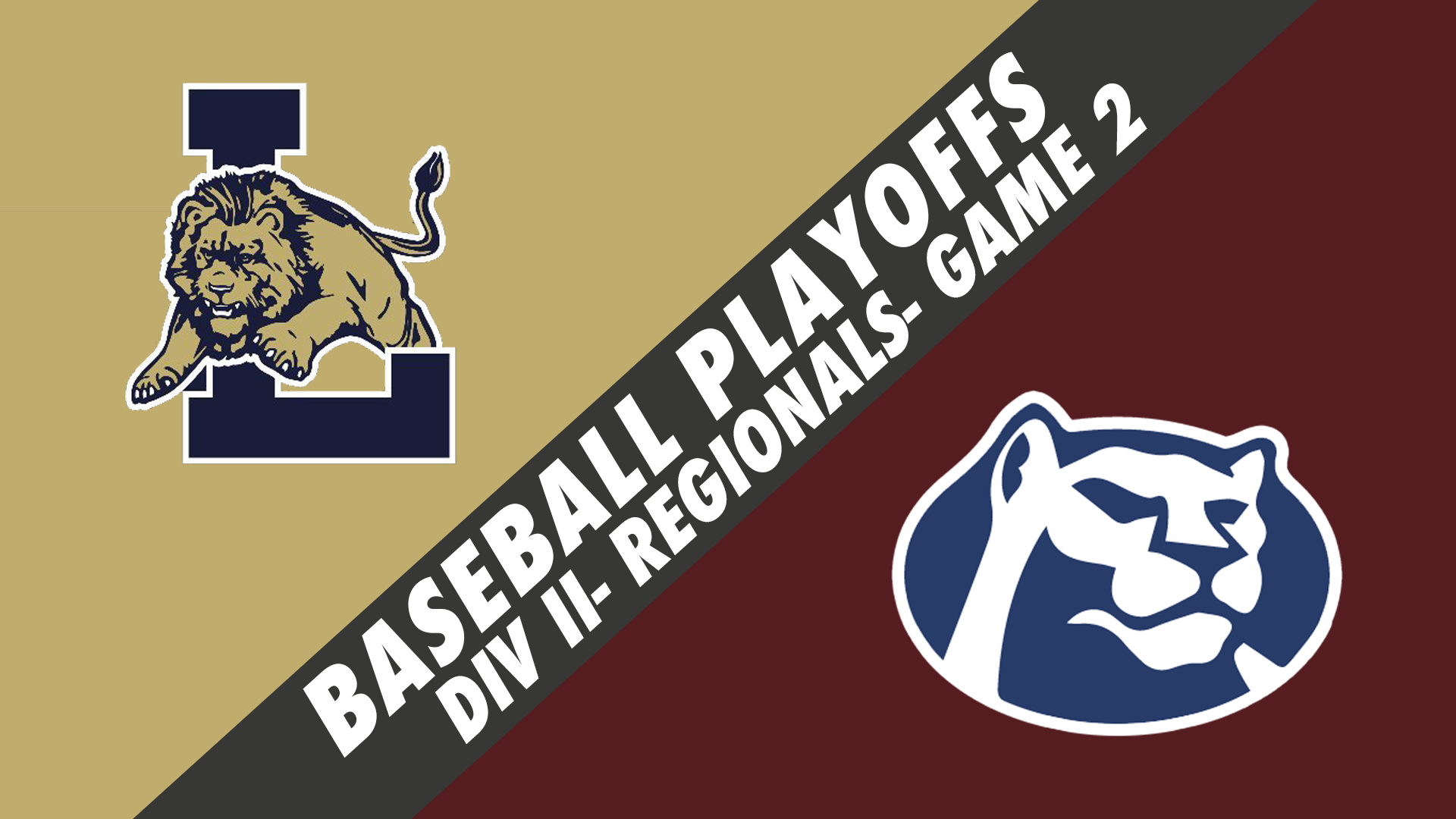 Div II Regionals Baseball- Game 1: Lusher vs St. Thomas More
