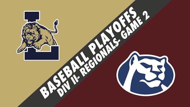 Div II Regionals Baseball- Game 1: Lu...