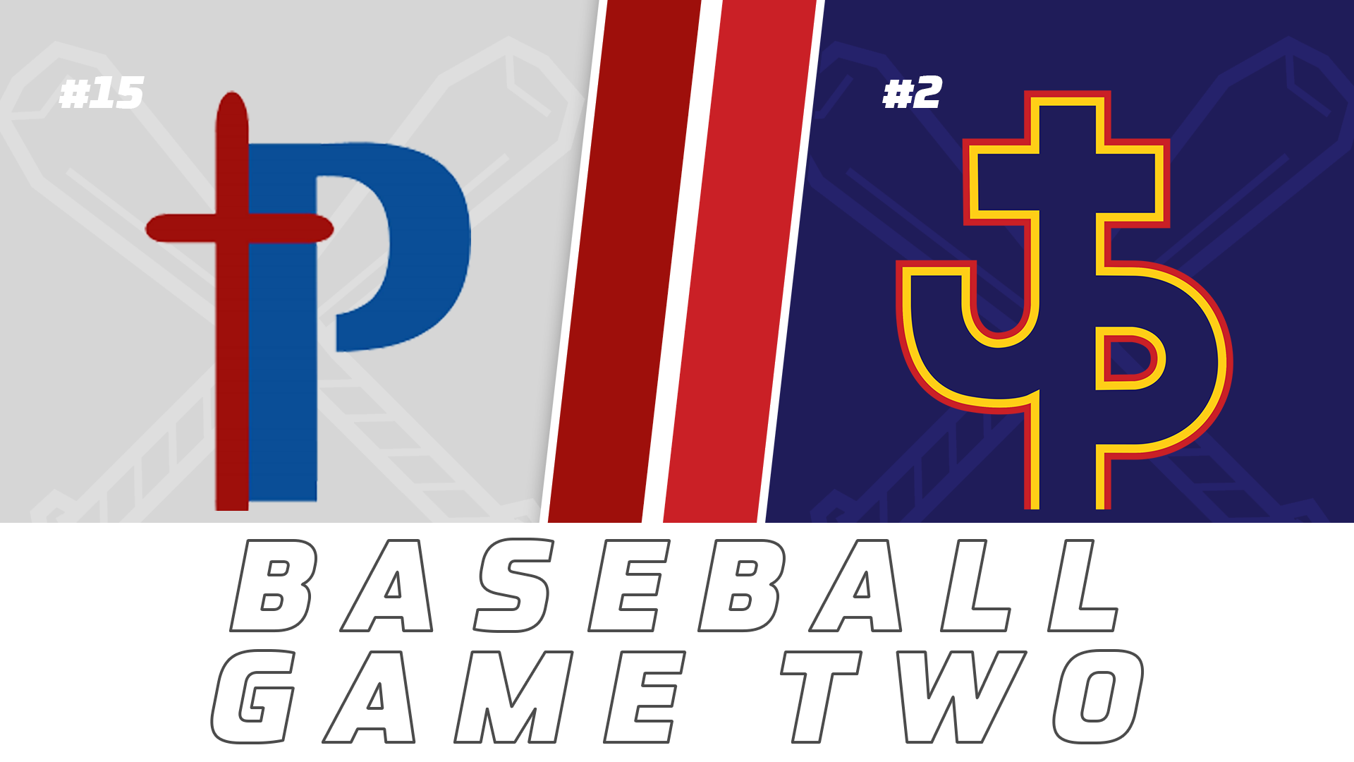 Baseball Playoffs- Game Two: Parkview Baptist vs Pope John Paul