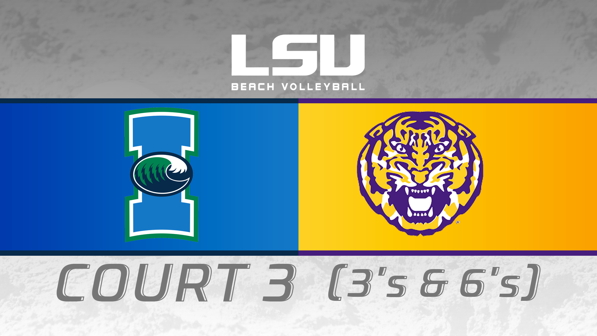 Texas A&M-Corpus Christi vs LSU: Tiger Beach Challenge- Court Three