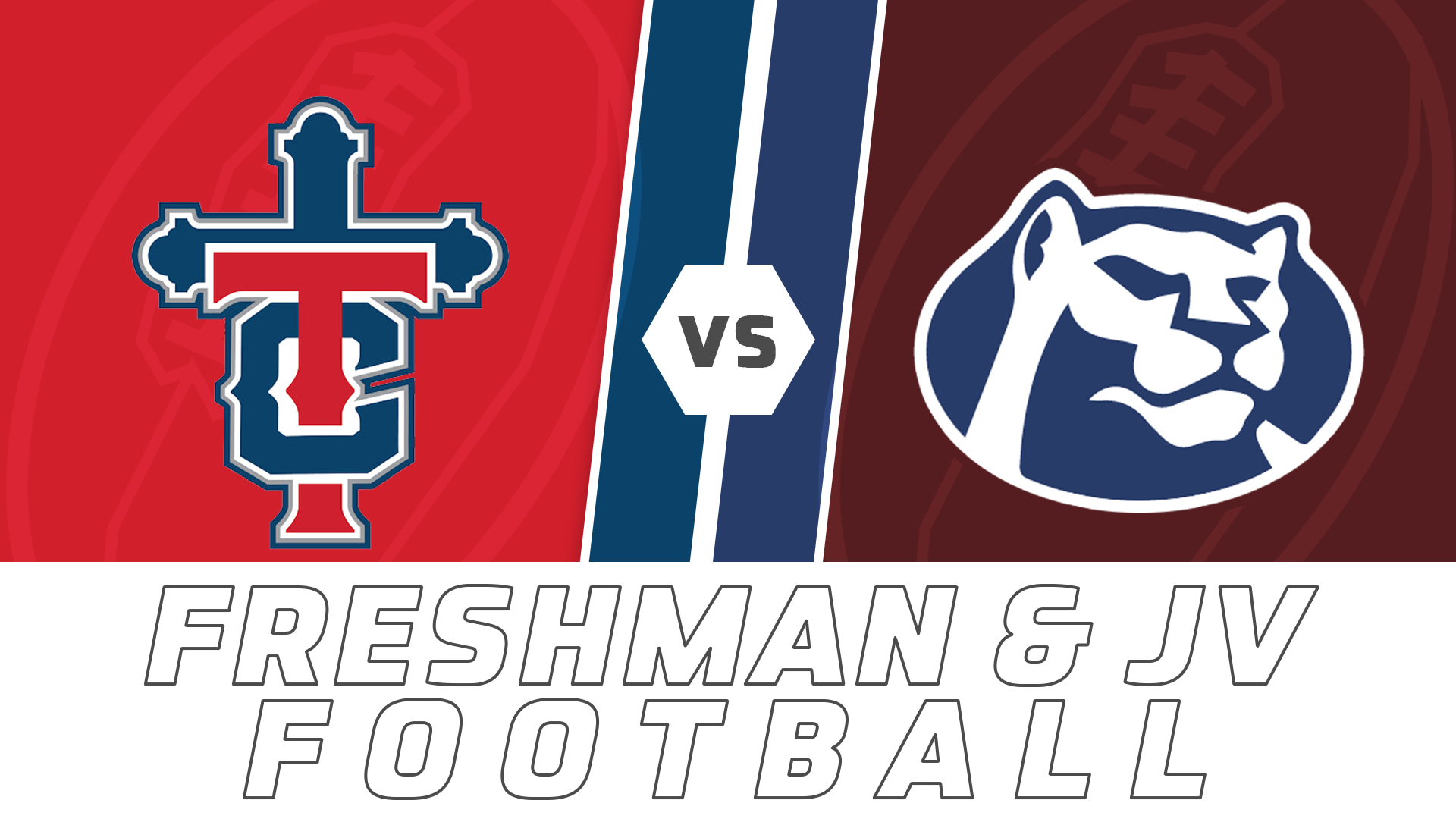 Freshman & JV Football: Teurlings Catholic vs St. Thomas More