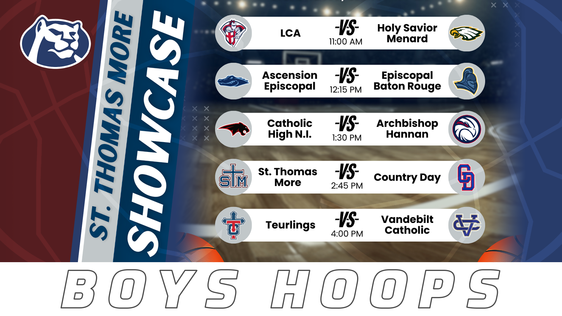 Boys Basketball: St. Thomas More Showcase