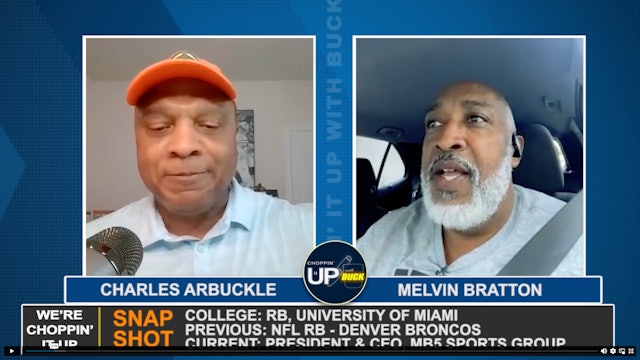 Choppin' It Up with Buck and Guest Melvin Bratton