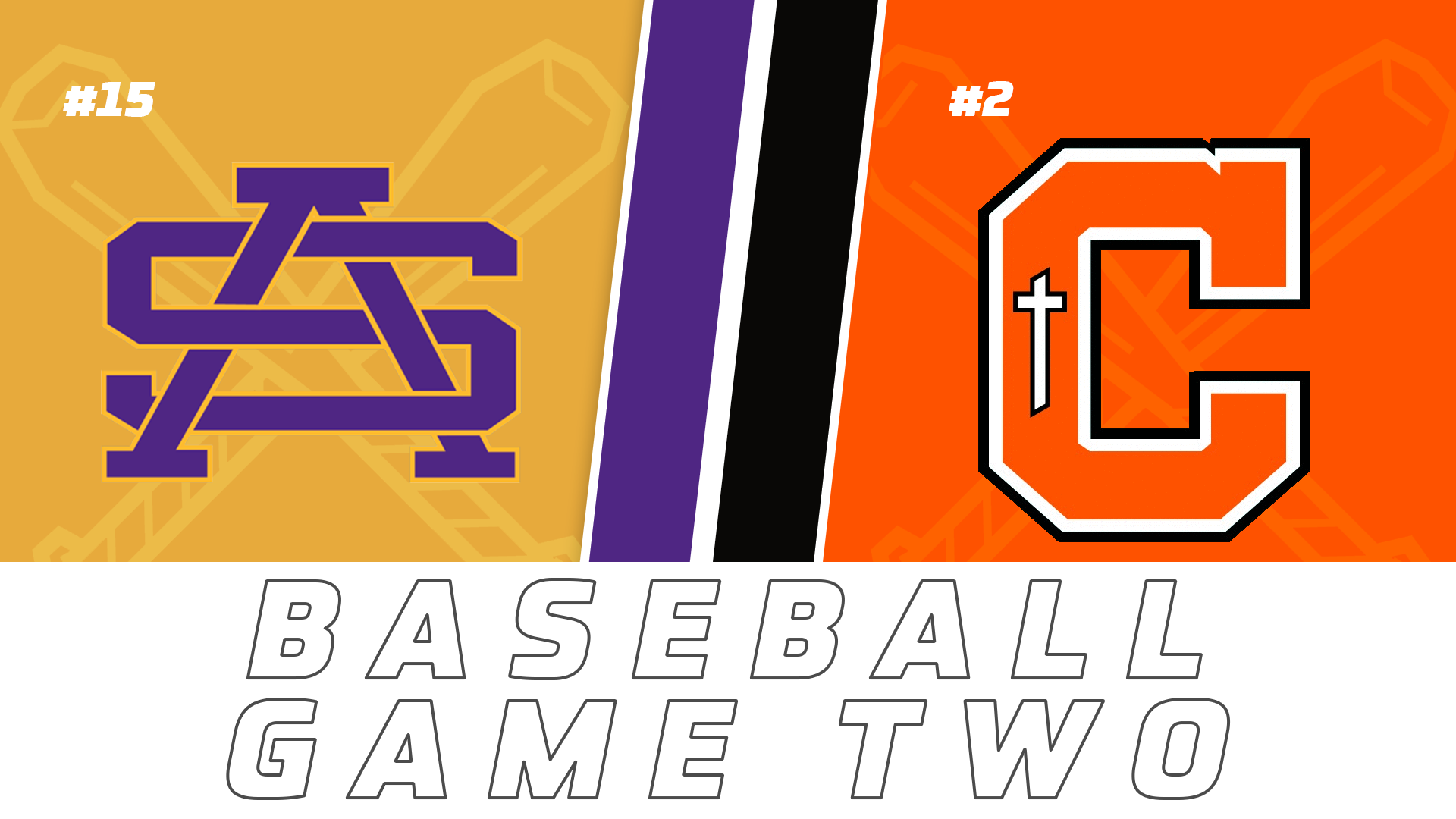 Baseball Playoffs- Game Two: St. Augustine vs Catholic