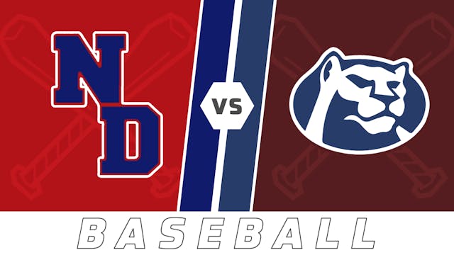 Baseball: Notre Dame vs St. Thomas More