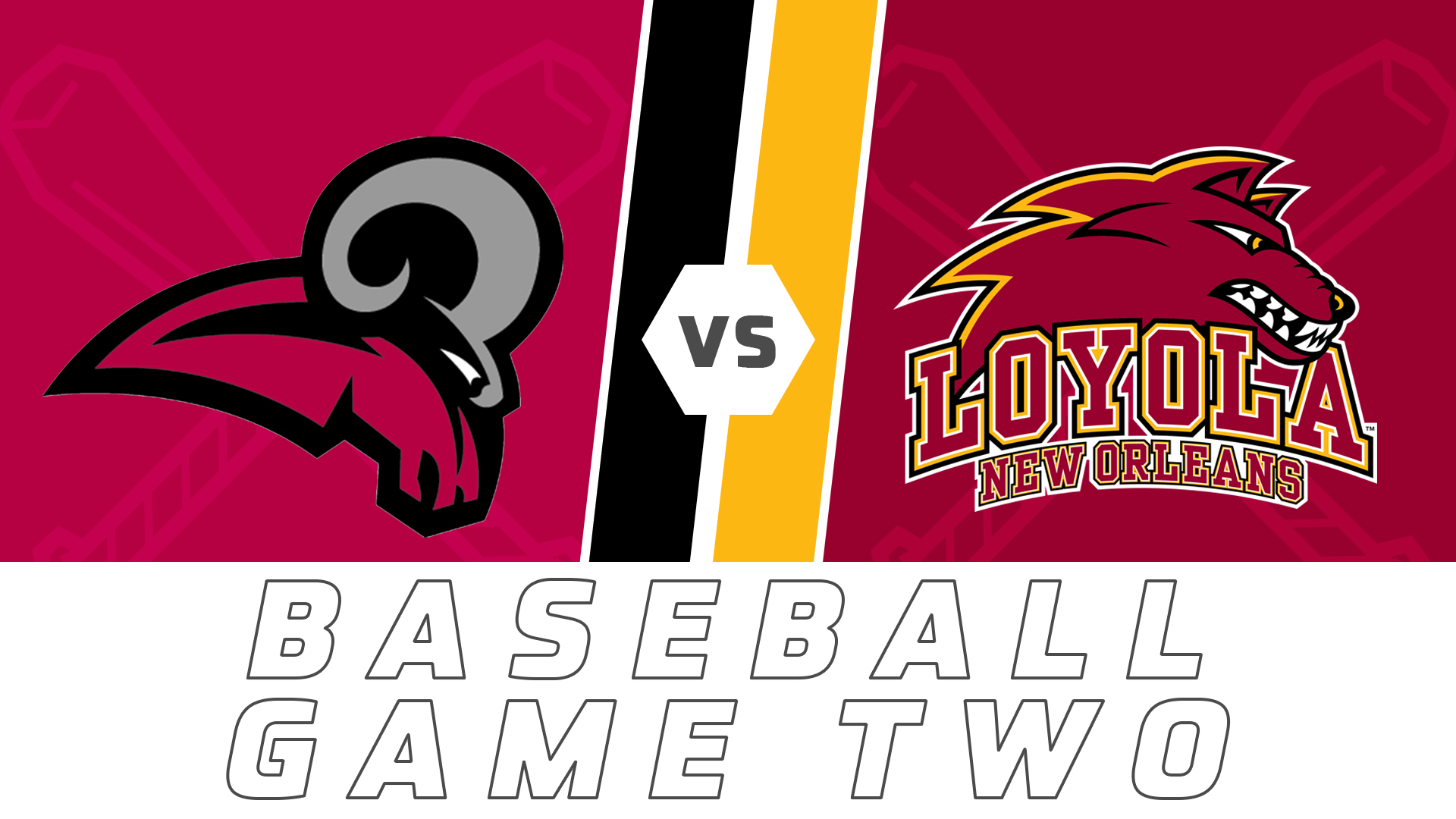 College Baseball- Game Two: University of Mobile vs Loyola