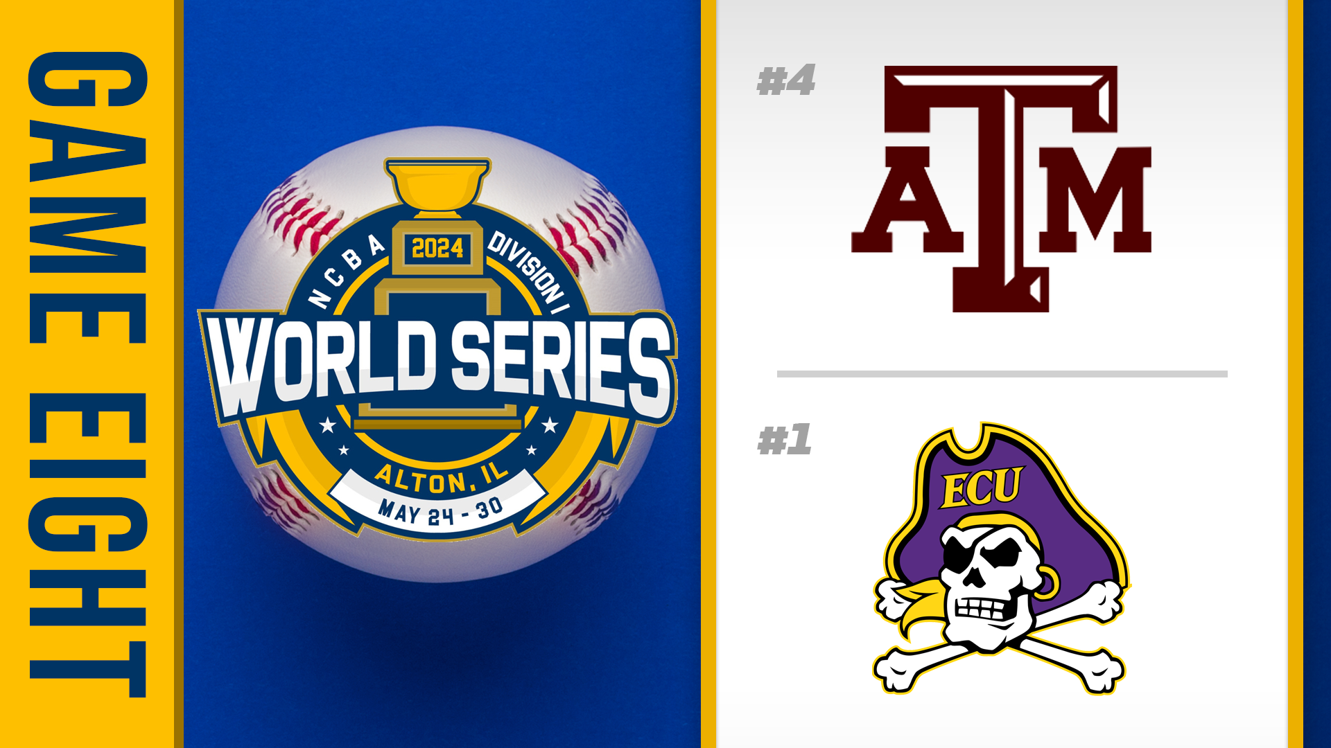 NCBA Div 1 World Series- Game Eight: Texas A&M vs East Carolina