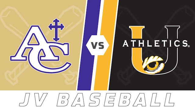 JV Baseball: Ascension Catholic vs U-High