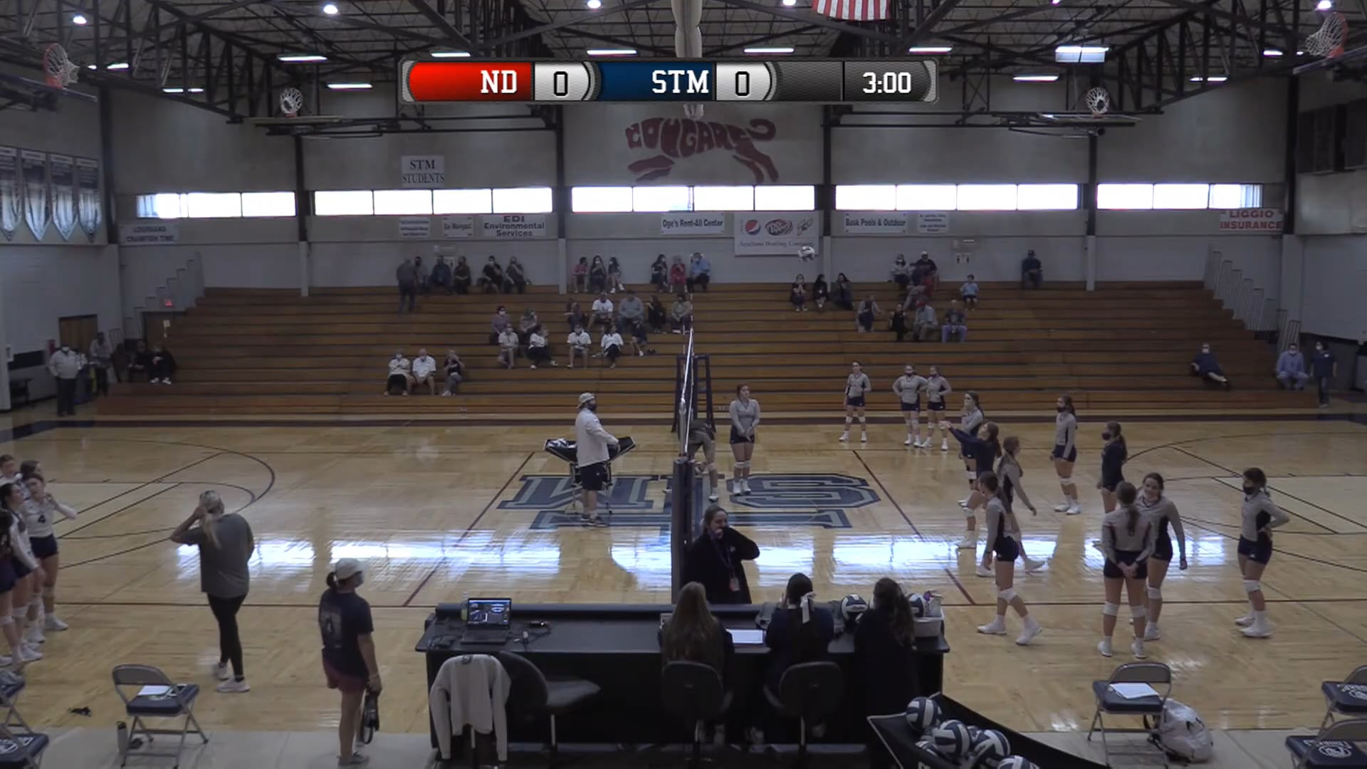 9th Grade/JV Volleyball: Notre Dame vs St. Thomas More - Part 1