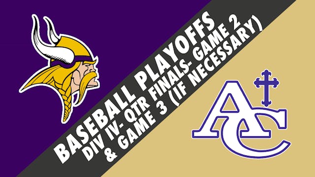 Baseball Playoffs- Game 2: Opelousas ...