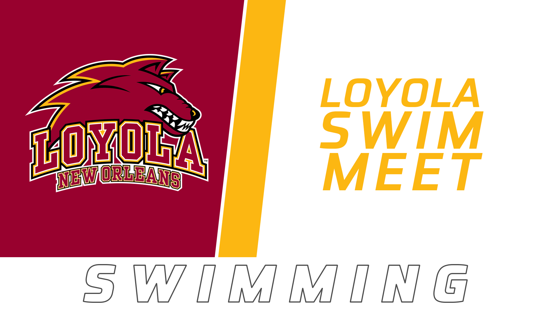 Loyola Swim Meet