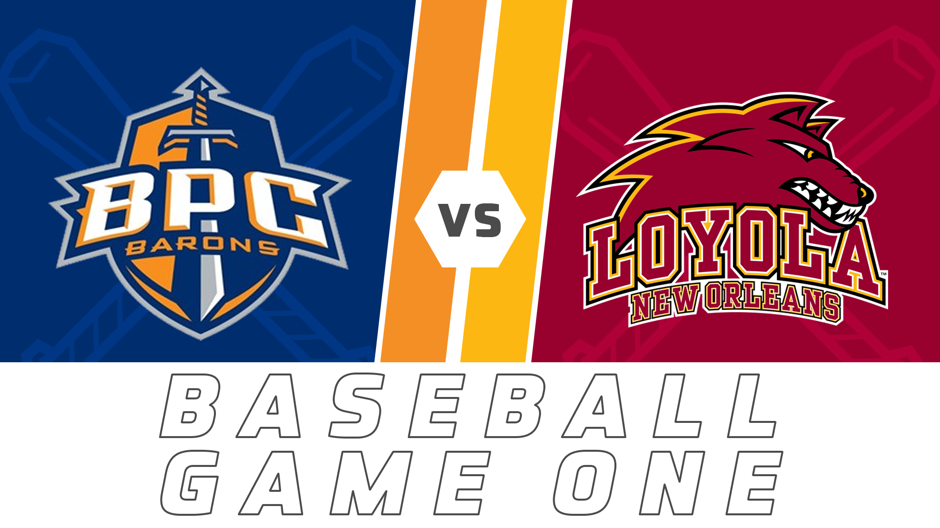 Baseball- Game One: Brewton Parker vs Loyola