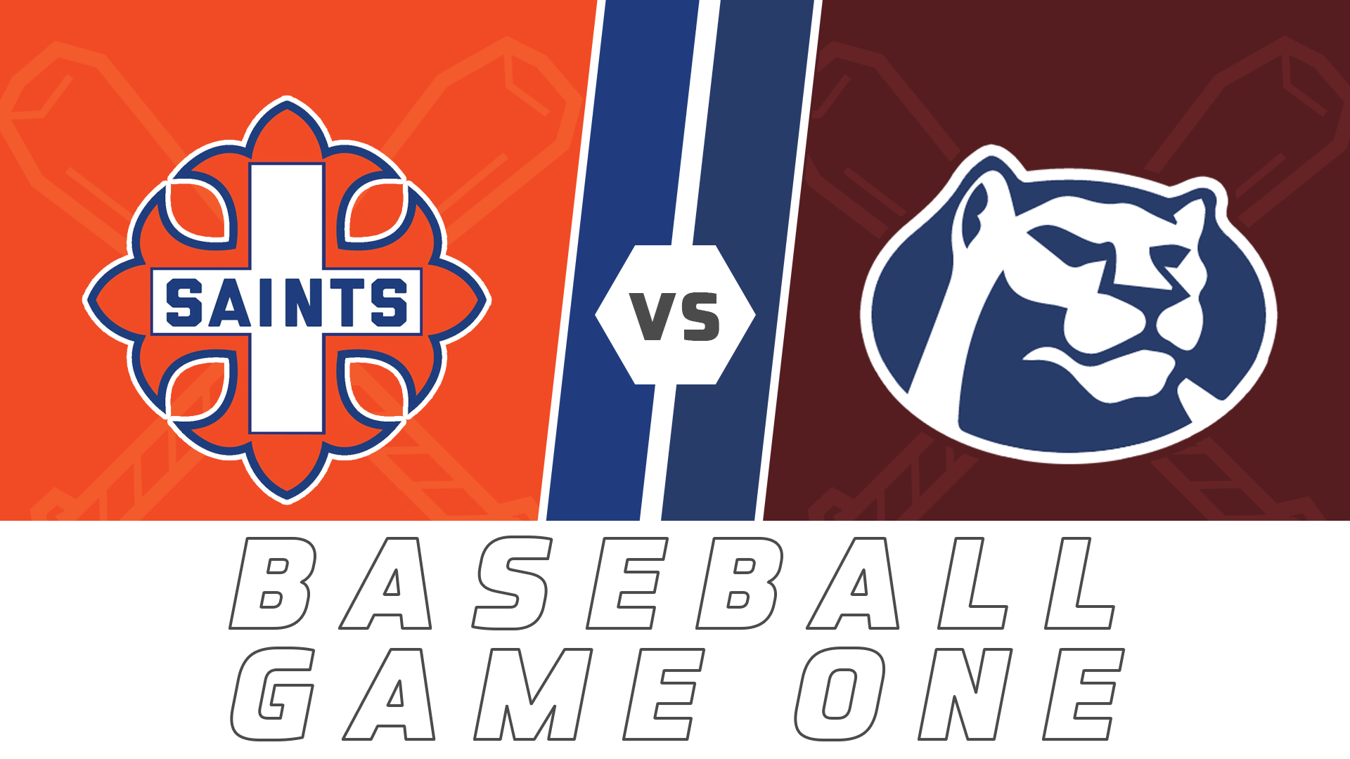 Baseball Game One: St. Louis Catholic vs St. Thomas More