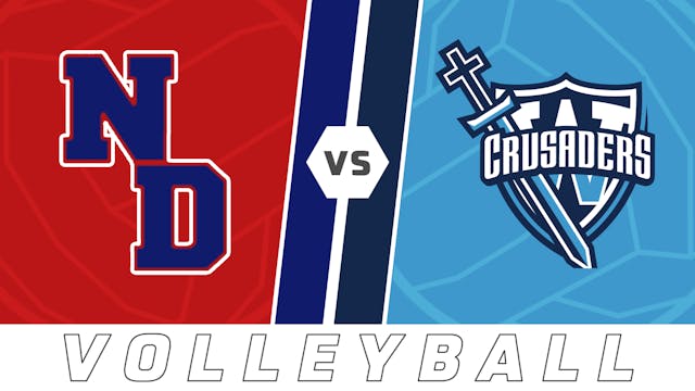 Volleyball: Notre Dame vs Westminster...