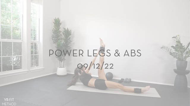 Power Legs & Abs 09/12/22