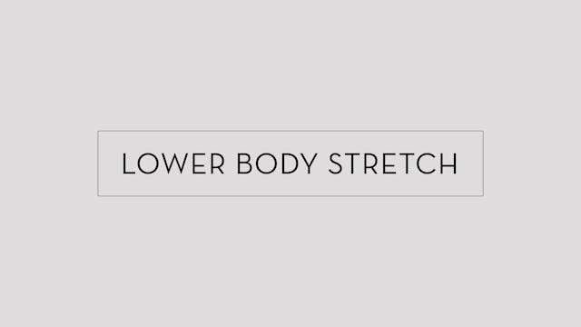 Lower Body Stretch